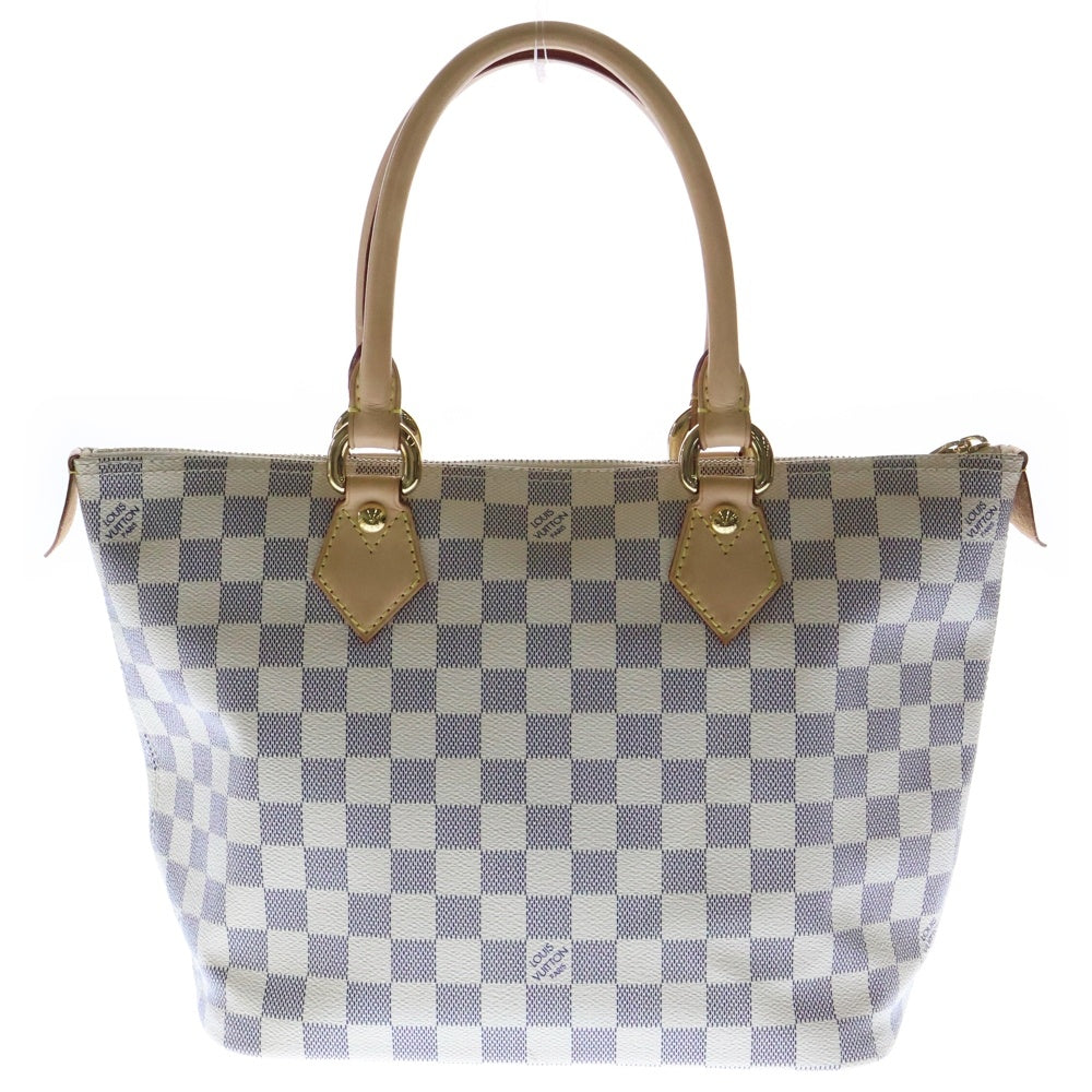 LOUIS VUITTON(ルイヴィトン) ダミエ アズール サレヤPM ハンドバッグ トートバッグ ベージュ PVCレザー N51186
