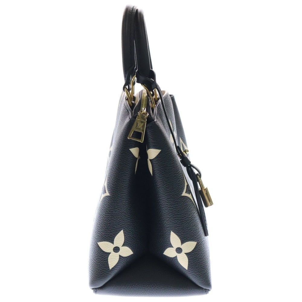 LOUIS VUITTON(ルイヴィトン) プティパレPM モノグラムアンプラント 2WAYバッグ ショルダーバッグ ハンドバッグ ベージュ×ブラック ゴールド金具 レザー M58913