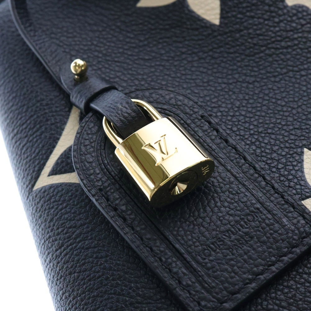 LOUIS VUITTON(ルイヴィトン) プティパレPM モノグラムアンプラント 2WAYバッグ ショルダーバッグ ハンドバッグ ベージュ×ブラック ゴールド金具 レザー M58913