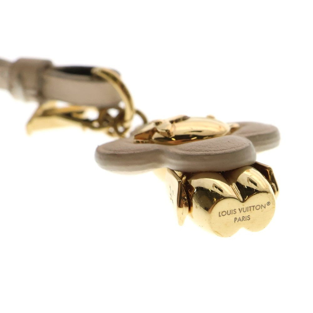 LOUIS VUITTON(ルイヴィトン) ミニヴィヴィエンヌ バッグチャーム キーホルダー ストラップ ピンクベージュ ゴールド金具 レザー M02204