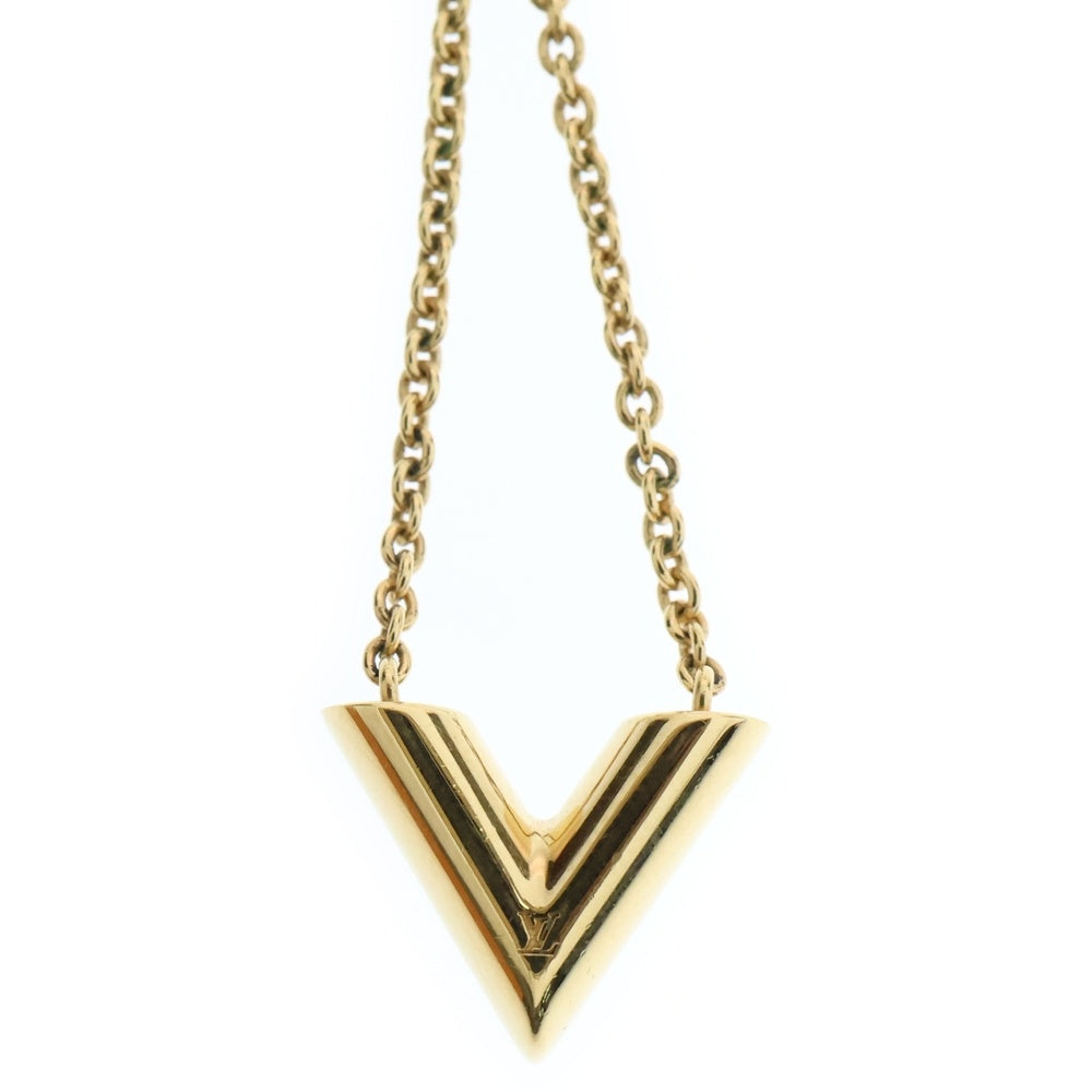 LOUIS VUITTON(ルイヴィトン) エセンシャルV ネックレス チェーン ペンダント ゴールド GP M00857