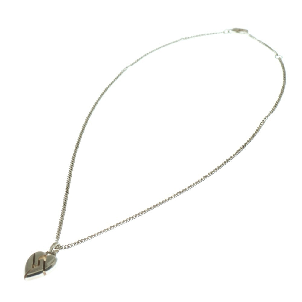 GUCCI(グッチ) ハートモチーフ ペンダントネックレス チェーン シルバー Ag925 11.4g 313463