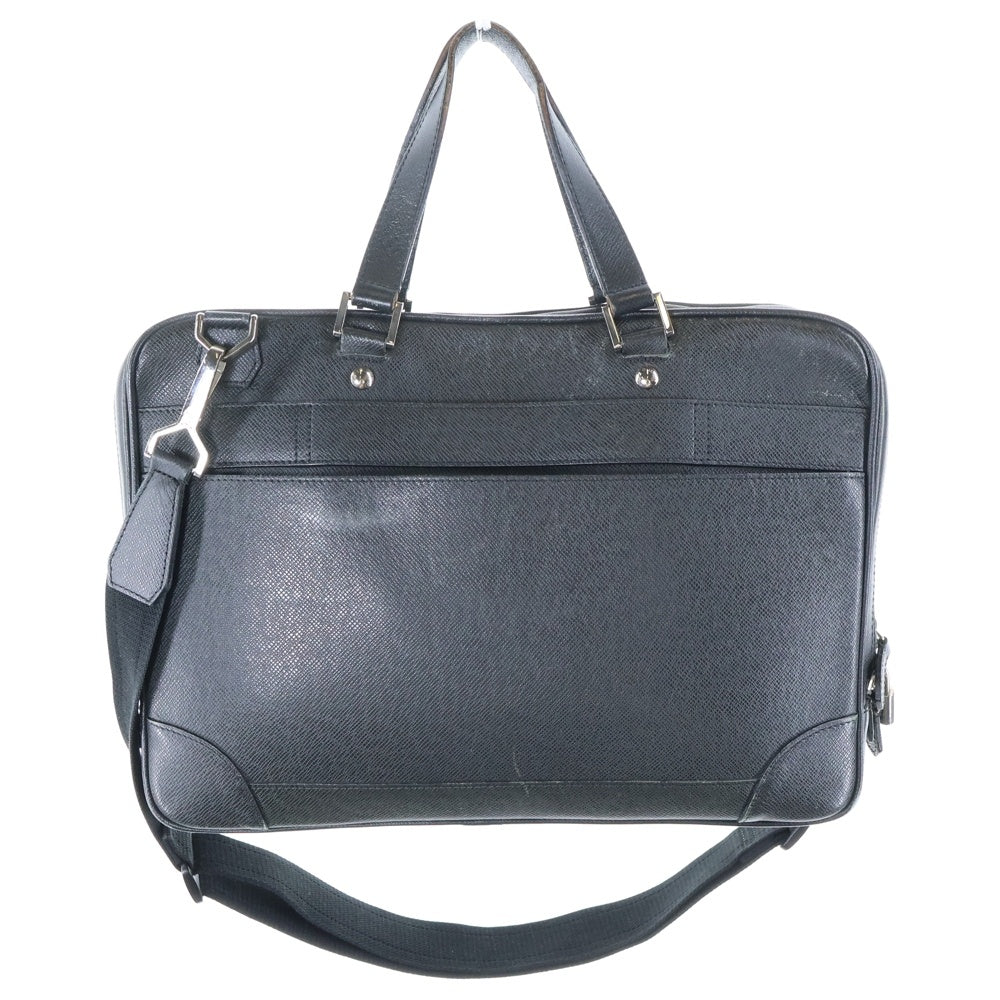LOUIS VUITTON(ルイヴィトン) タイガ アレクサンダー アルドワーズ 2WAY レザービジネスバッグ ショルダーバッグ ブラック M31162