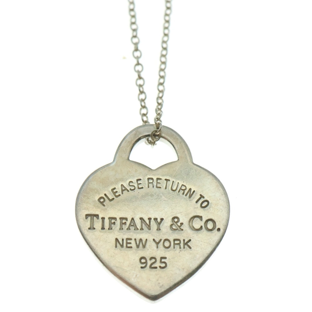 TIFFANY&Co(ティファニー) ハートタグ リターントゥチェーンネックレス シルバー