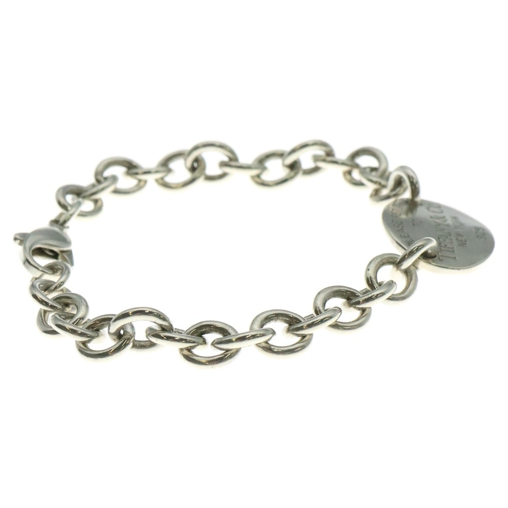 TIFFANY&Co(ティファニー) リターントゥ オーバルタグ ブレスレット チェーン シルバー925