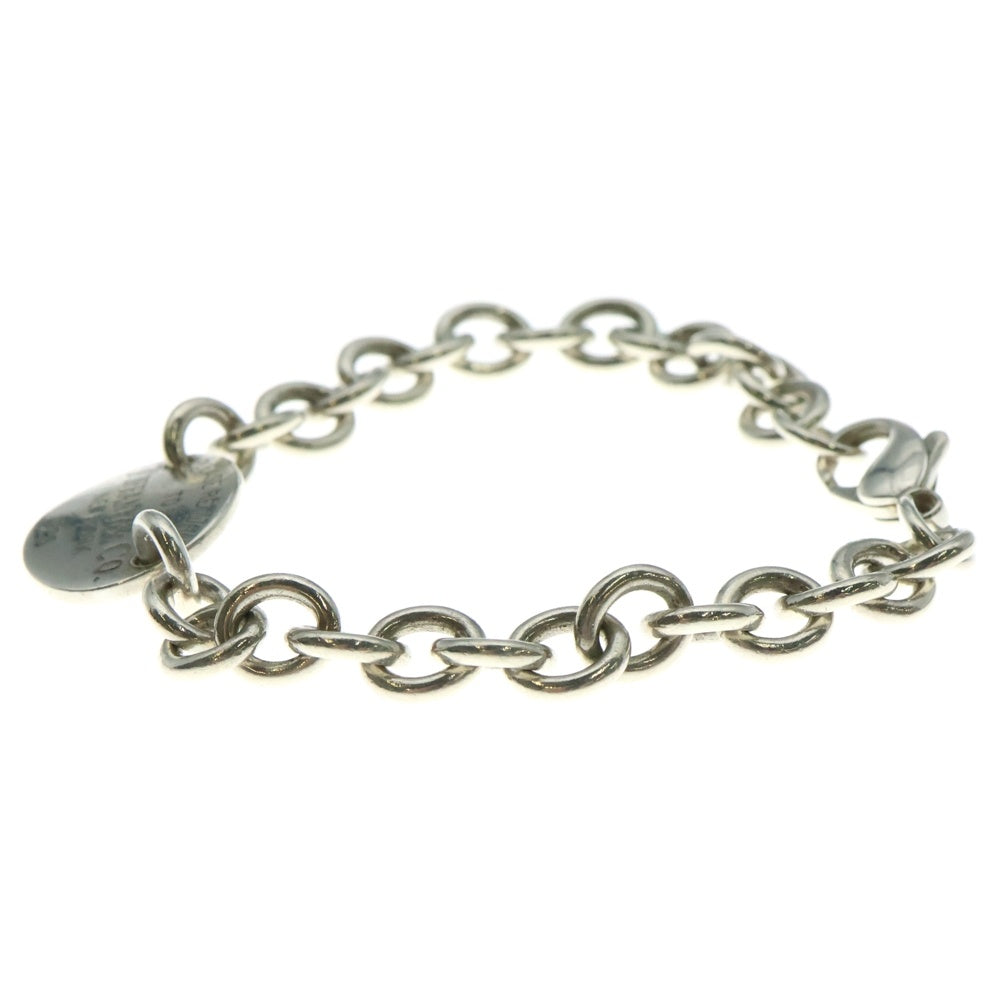 TIFFANY&Co(ティファニー) リターントゥ オーバルタグ ブレスレット チェーン シルバー925