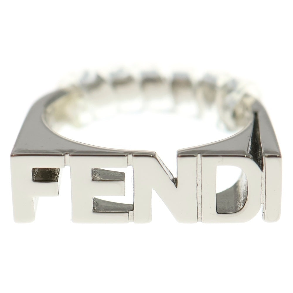 FENDI(フェンディ) ロゴリング 指輪 シルバー 7.4g #16