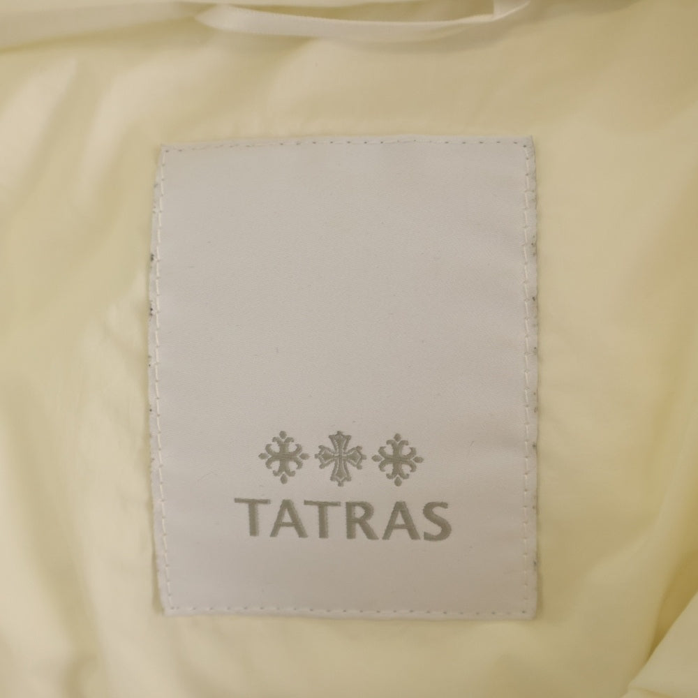 TATRAS(タトラス) TRESOL トリソール ファー フーデッド ジップアップ ダウンジャケット ホワイト レディース LTAT24A4991-D