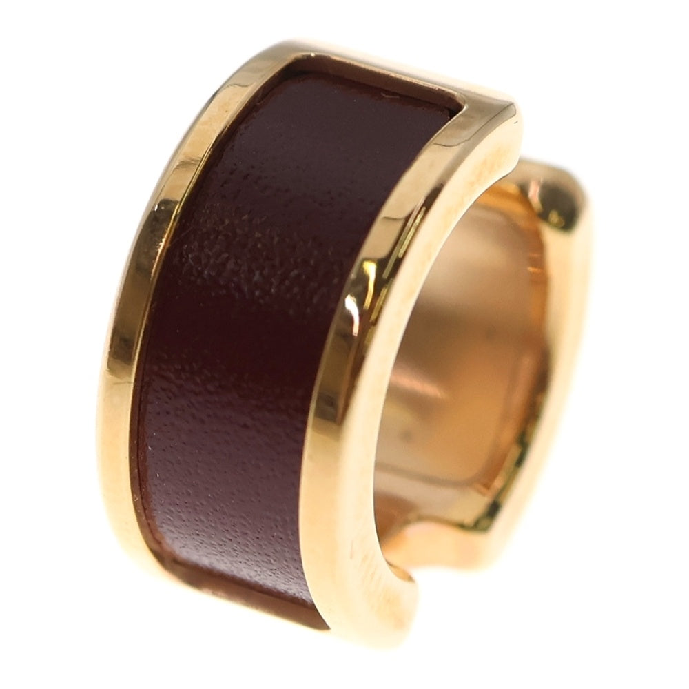 HERMES(エルメス) オランプPM イヤーカフ リング ピンクゴールド×レッド GP