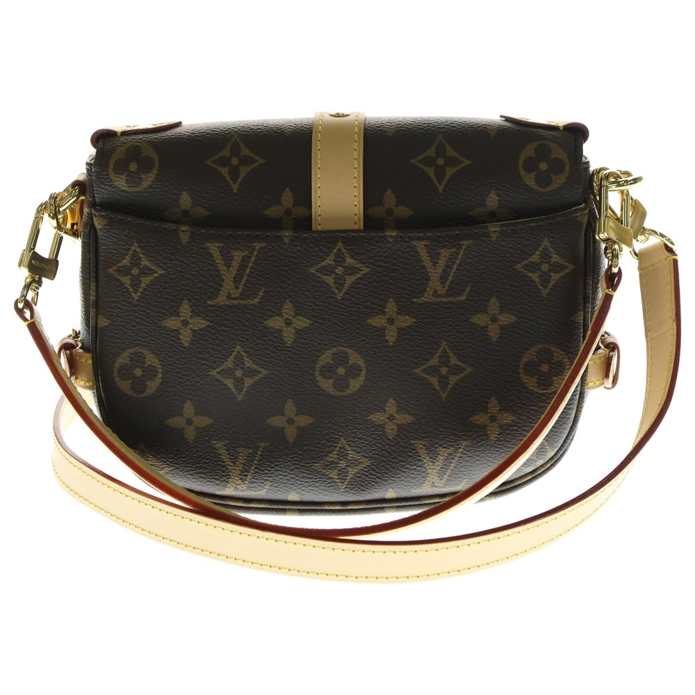LOUIS VUITTON(ルイヴィトン) モノグラム ソミュールBB 2WAY レザーハンドバッグ ショルダーバッグ ブラウン レディース M46740