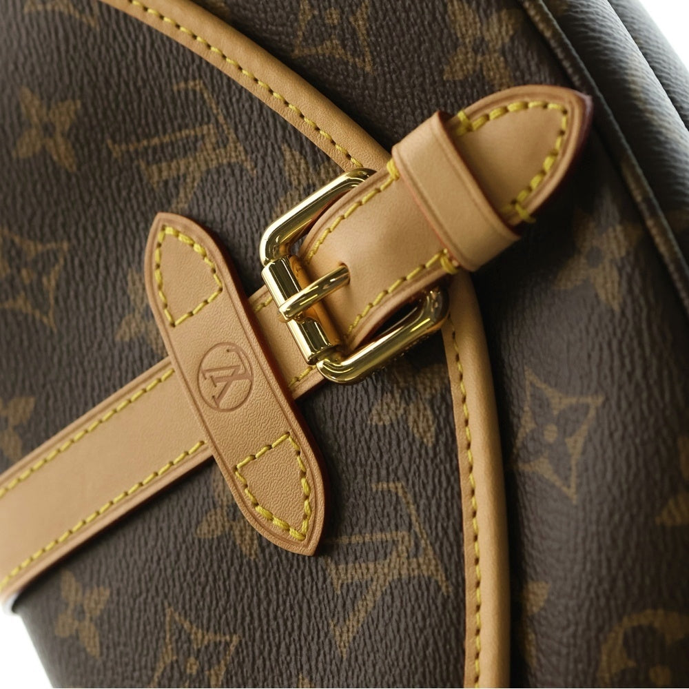 LOUIS VUITTON(ルイヴィトン) モノグラム ソミュールBB 2WAY レザーハンドバッグ ショルダーバッグ ブラウン レディース M46740