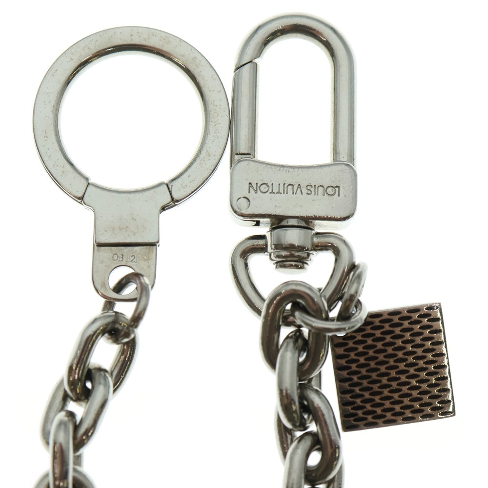 LOUIS VUITTON(ルイヴィトン) シェンヌアノクレXL キーホルダー キーリング シルバー チェーン メタル M65076