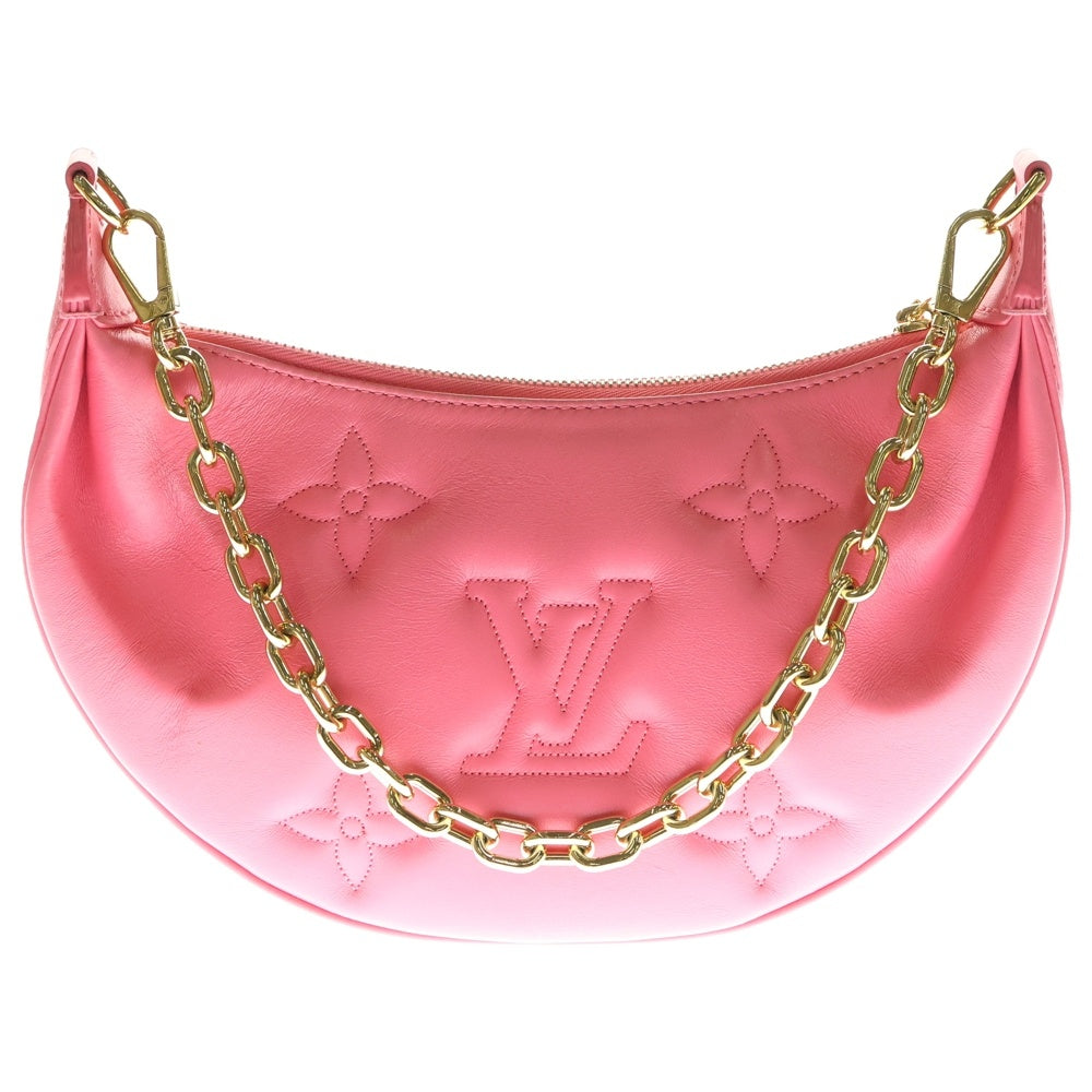 LOUIS VUITTON(ルイヴィトン) オーバー ザ ムーン モノグラム バブルグラム レザー 2WAY チェーン ハンド ショルダーバッグ ゴールド金具 ピンク M59915