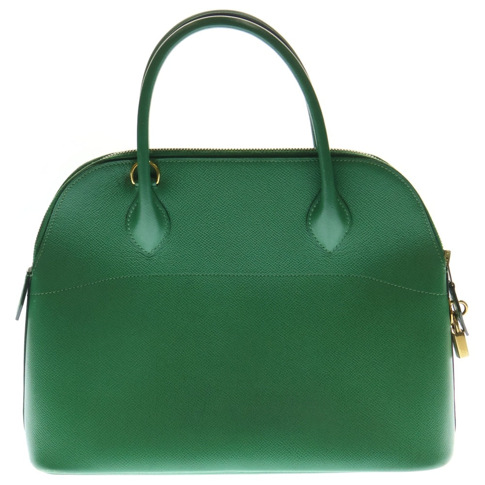 HERMES(エルメス) ボリード31 トートバッグ ハンドバッグ レザー ゴールド金具 グリーン 〇Y刻印