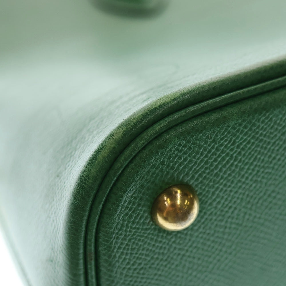 HERMES(エルメス) ボリード31 トートバッグ ハンドバッグ レザー ゴールド金具 グリーン 〇Y刻印