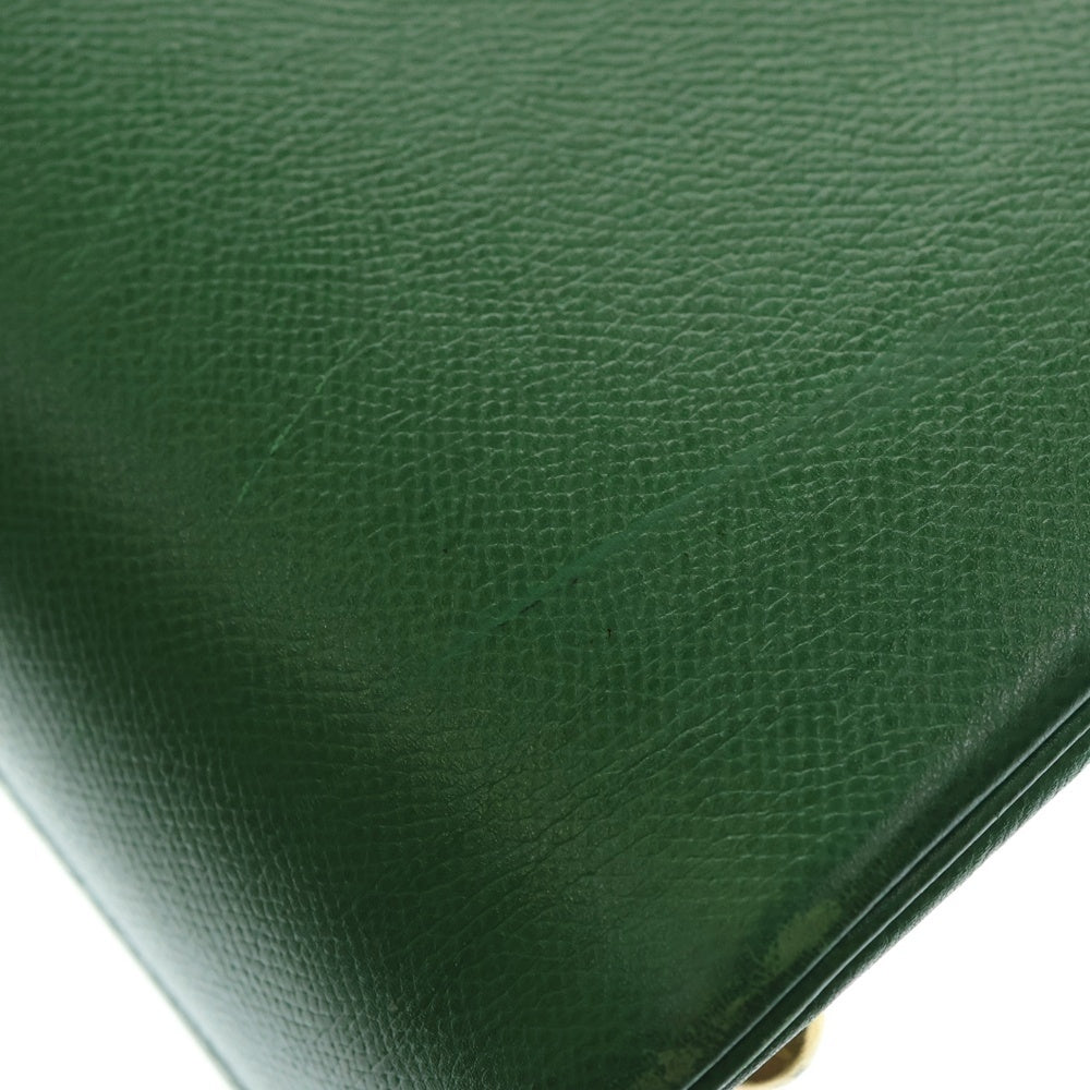 HERMES(エルメス) ボリード31 トートバッグ ハンドバッグ レザー ゴールド金具 グリーン 〇Y刻印