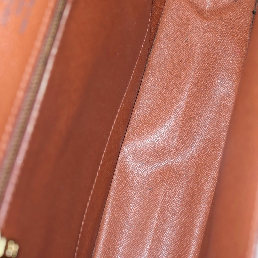 LOUIS VUITTON(ルイヴィトン) モノグラム モンソー 2WAYバッグ ショルダーバッグ ハンドバッグ ブラウン ゴールド金具 レザー×PVC M51185