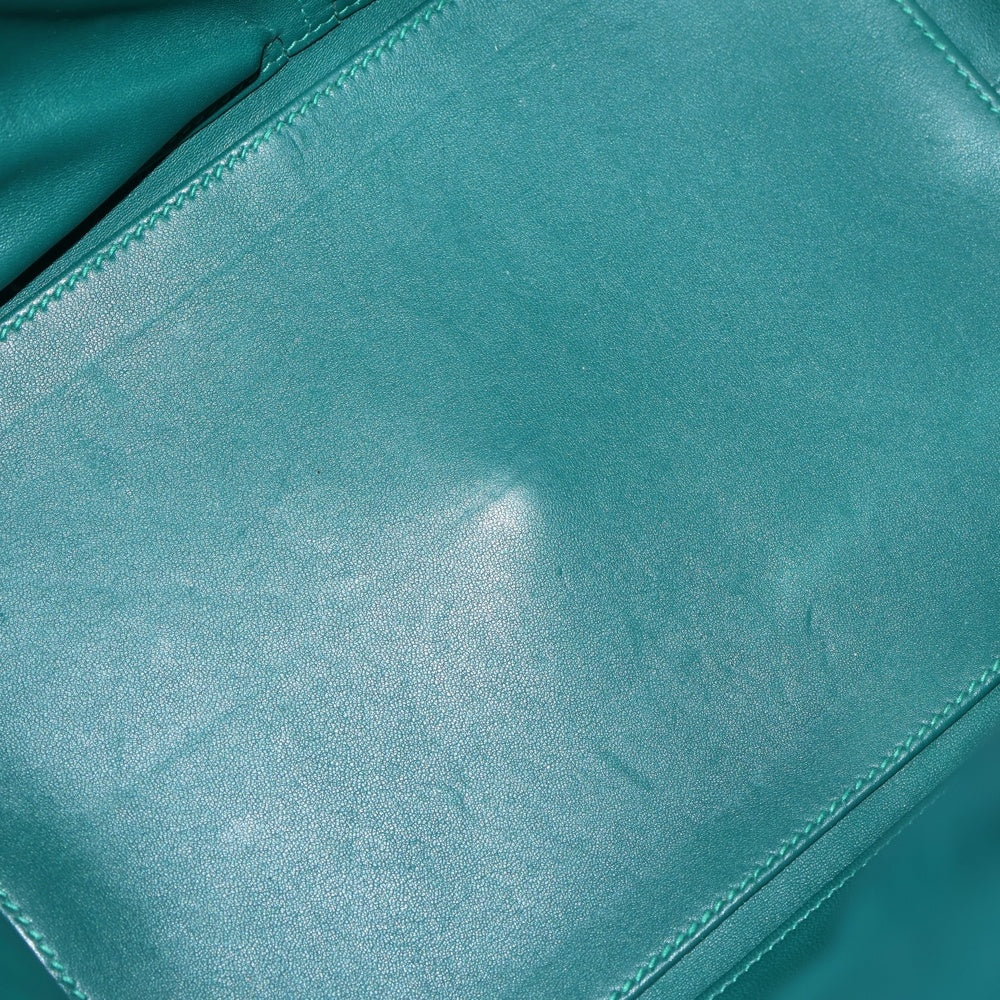 HERMES(エルメス) ツールボックス26 マラカイト エバーカラー 2WAY ハンドバッグ ショルダーバッグ シルバー金具 □Q刻印