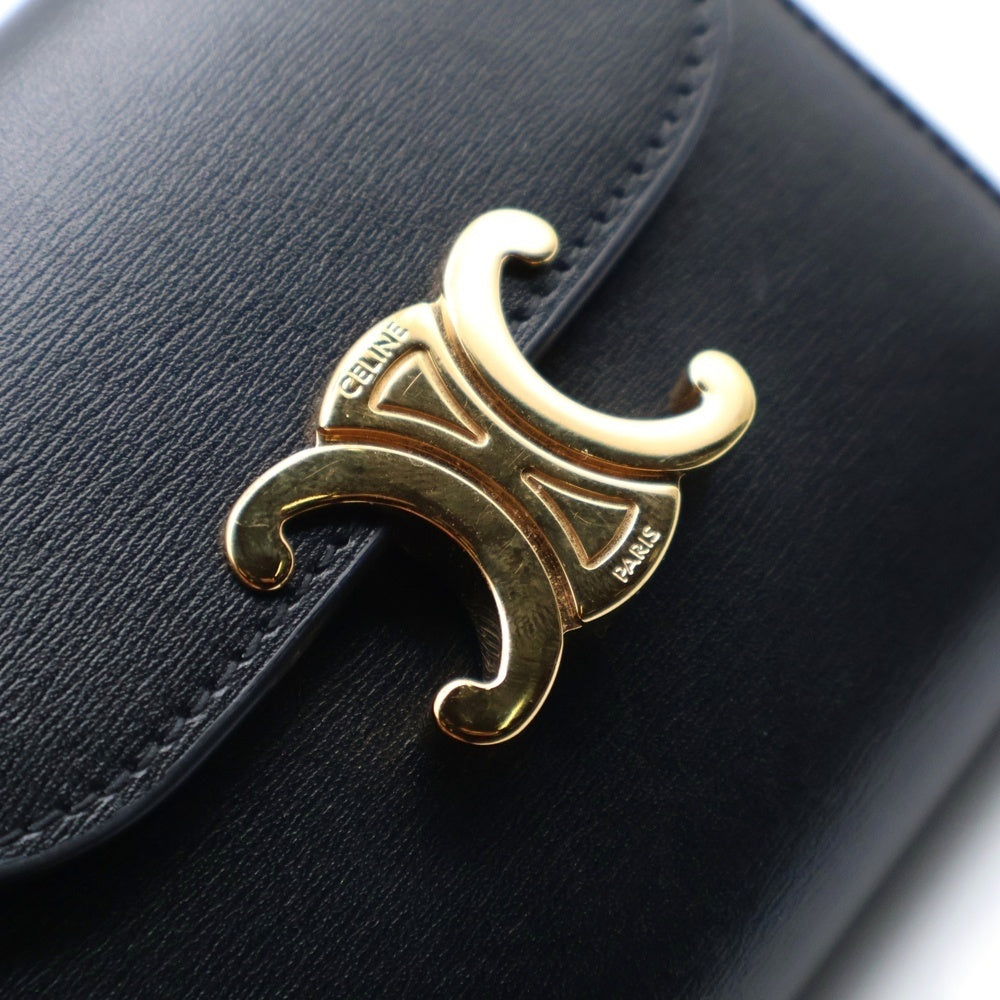 CELINE(セリーヌ) トリオンフ スモールフラップ コンパクトウォレット