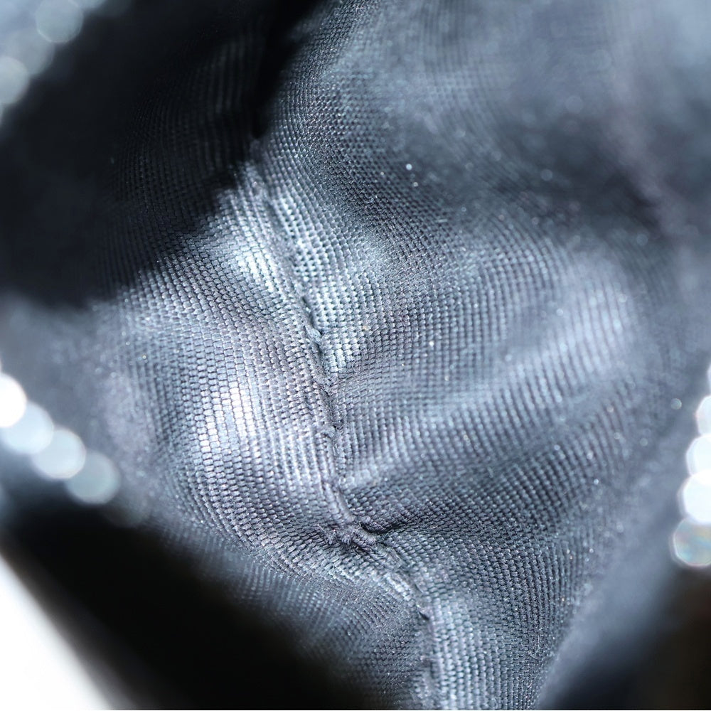 Maison Margiela 11(メゾンマルジェラ11) 4ステッチ レザーコンパクトウォレット 三つ折り財布 ブラック T8013