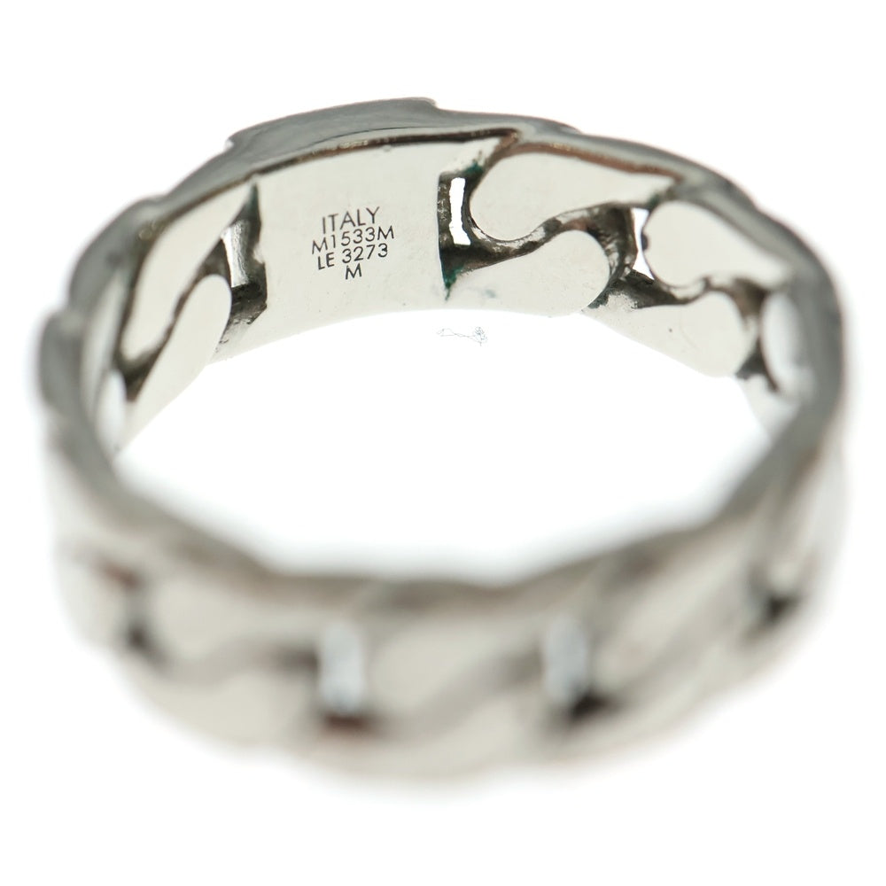 LOUIS VUITTON(ルイヴィトン) モザイク チェーンリング 指輪 シルバー