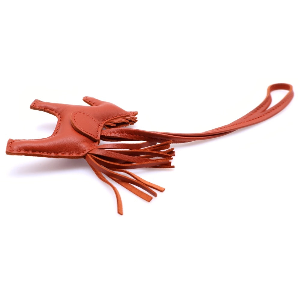 HERMES(エルメス) ロデオ バッグチャーム レザー オレンジ Z刻印