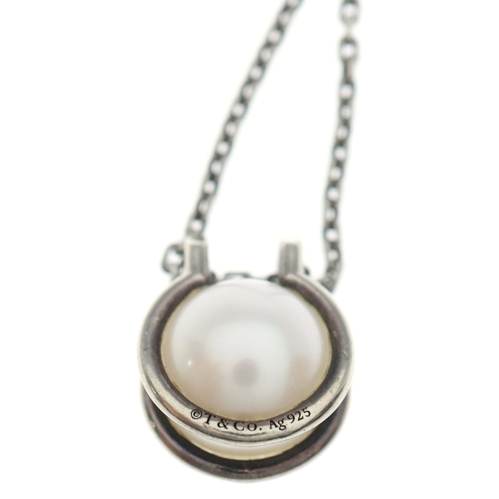 TIFFANY & Co.(ティファニー) ハードウェア フレッシュウォーター パール ネックレス ペンダント チェーン シルバー 925