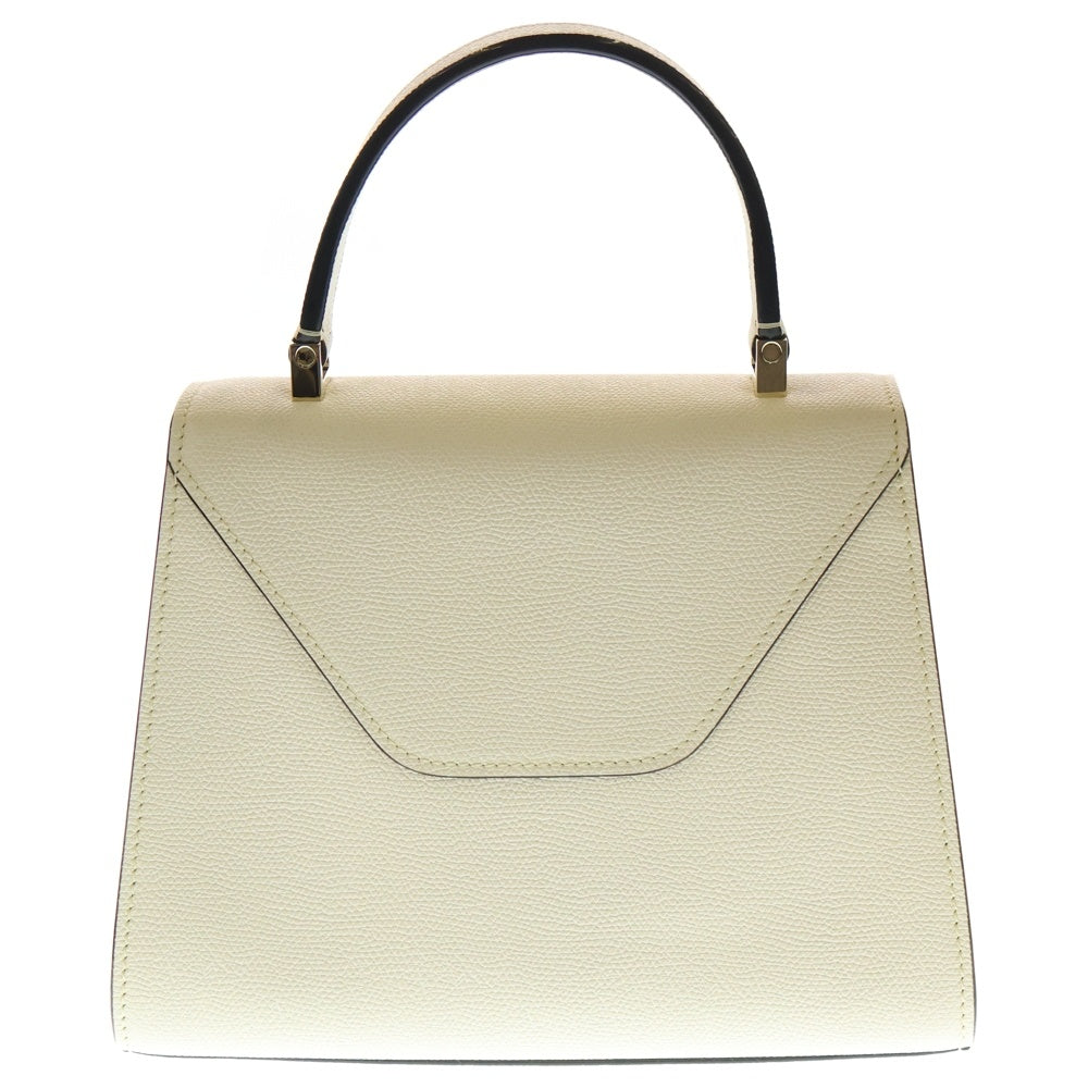 Valextra(ヴァレクストラ) イジィデミニ 2WAY レザーハンドバッグ ショルダーバッグ ホワイト V5E23 028