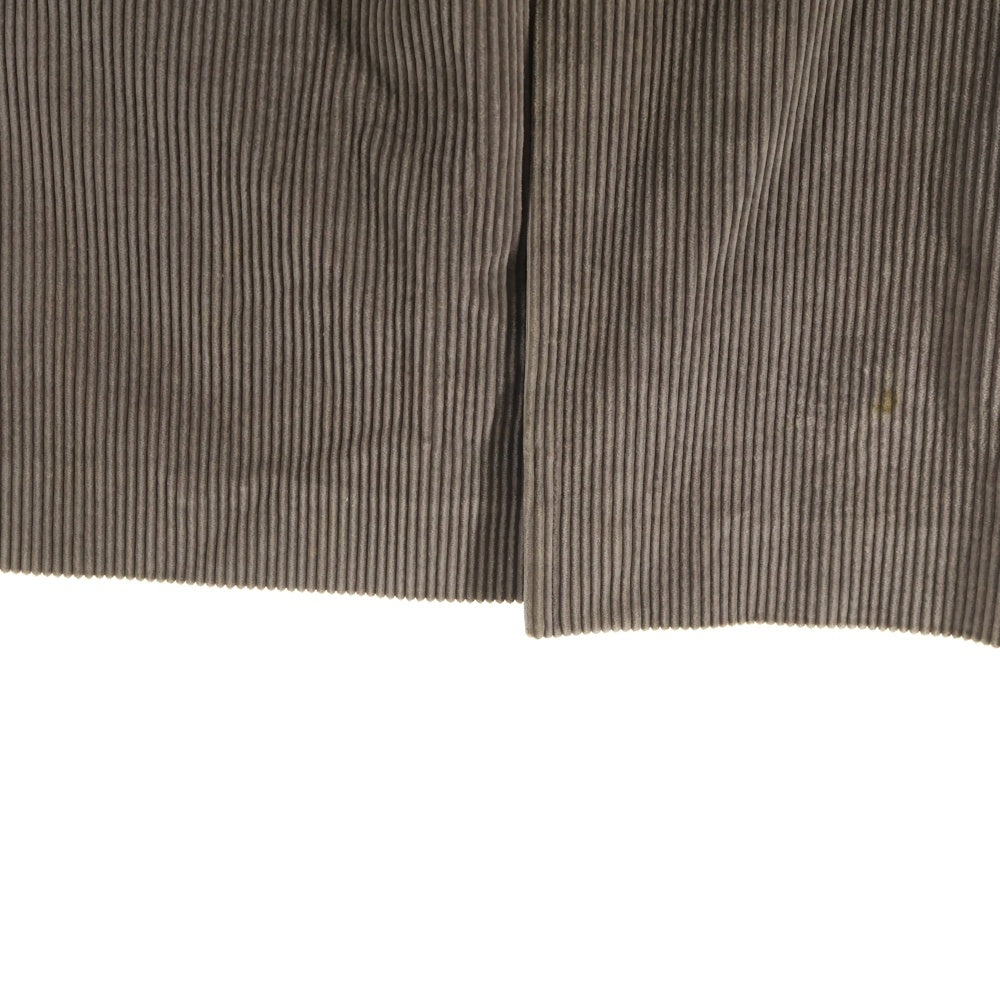 HERMES(エルメス) マルジェラ期 コットン コーデュロイ タイト ミディアムスカート ブラウン レディース