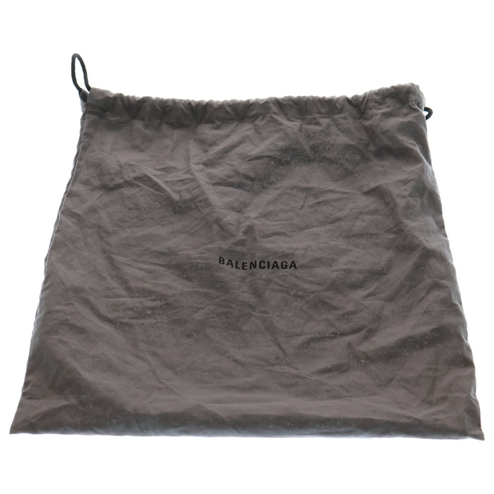 BALENCIAGA(バレンシアガ) Le Cagole Belt Bag ル カゴール レザー ベルト ウエストバッグ シルバー金具 ブラック 742013