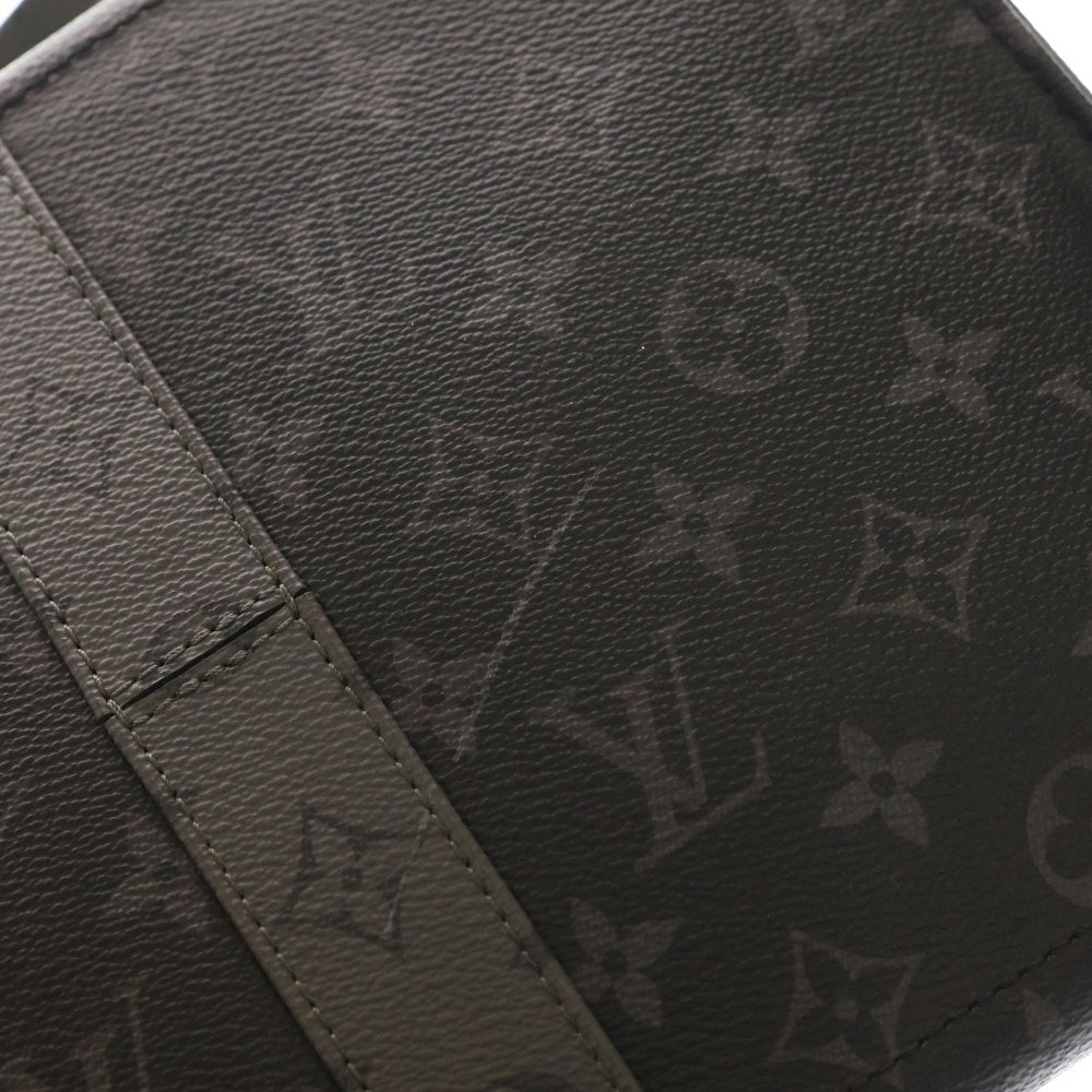 LOUIS VUITTON(ルイヴィトン) モノグラム・エクリプス カバジップGM ハンドバッグ トートバッグ ブラック×グレー PVC M45379 シルバー金具
