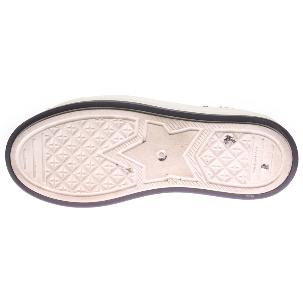 CHANEL(シャネル) ツイードロゴプラットフォームローカットスニーカー ベージュ/ブラック 36 1/2 レディース