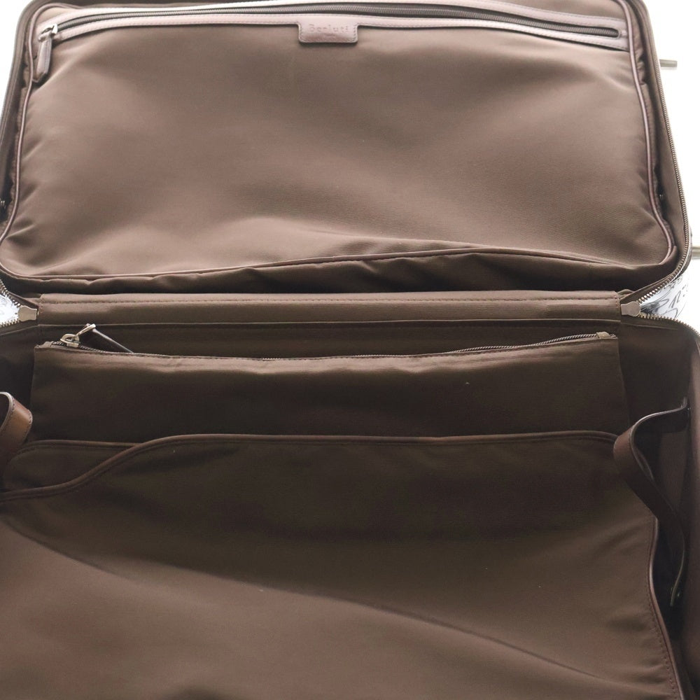 Berluti(ベルルッティ) フォーミュラ ローリング スーツケース ブラウン レザー カリグラフィー