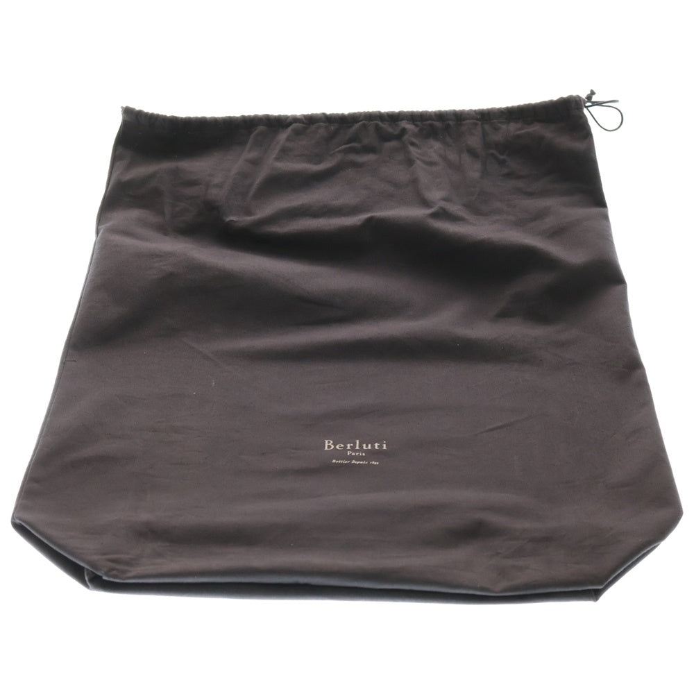 Berluti(ベルルッティ) フォーミュラ ローリング スーツケース ブラウン レザー カリグラフィー