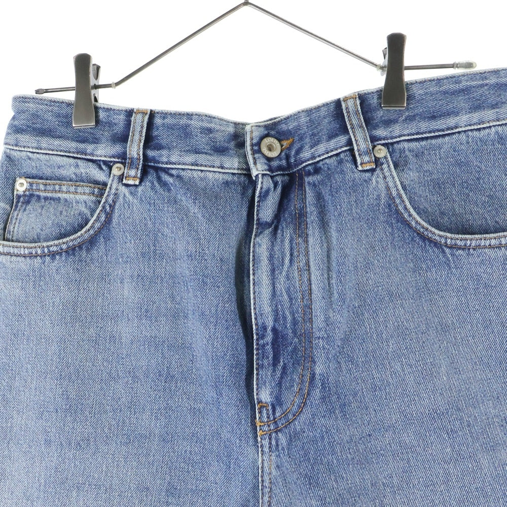 LOEWE(ロエベ) バレル ユーズド加工 ワイド デニム パンツ ジーンズ