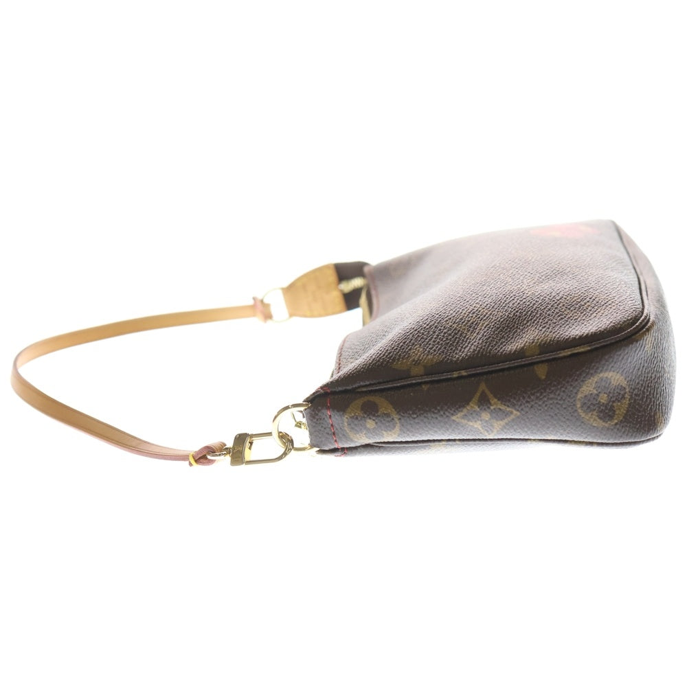 LOUIS VUITTON(ルイヴィトン) ×TM ポシェットアクセソワール モノグラム チェリー PVC レザー アクセサリーポーチ ハンドバッグ ブラウン M95008 レディース