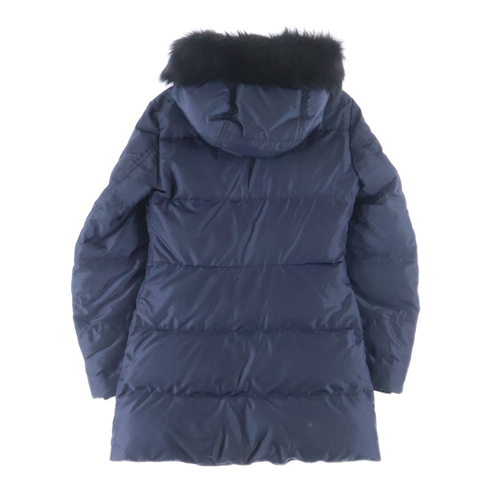 PRADA(プラダ) 21AW トライアングルロゴプレートファーフーデッド