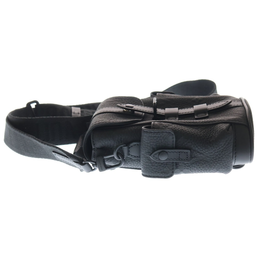 LOUIS VUITTON(ルイヴィトン) モノグラム クリストファーXS レザーショルダーバッグ ブラック M58495
