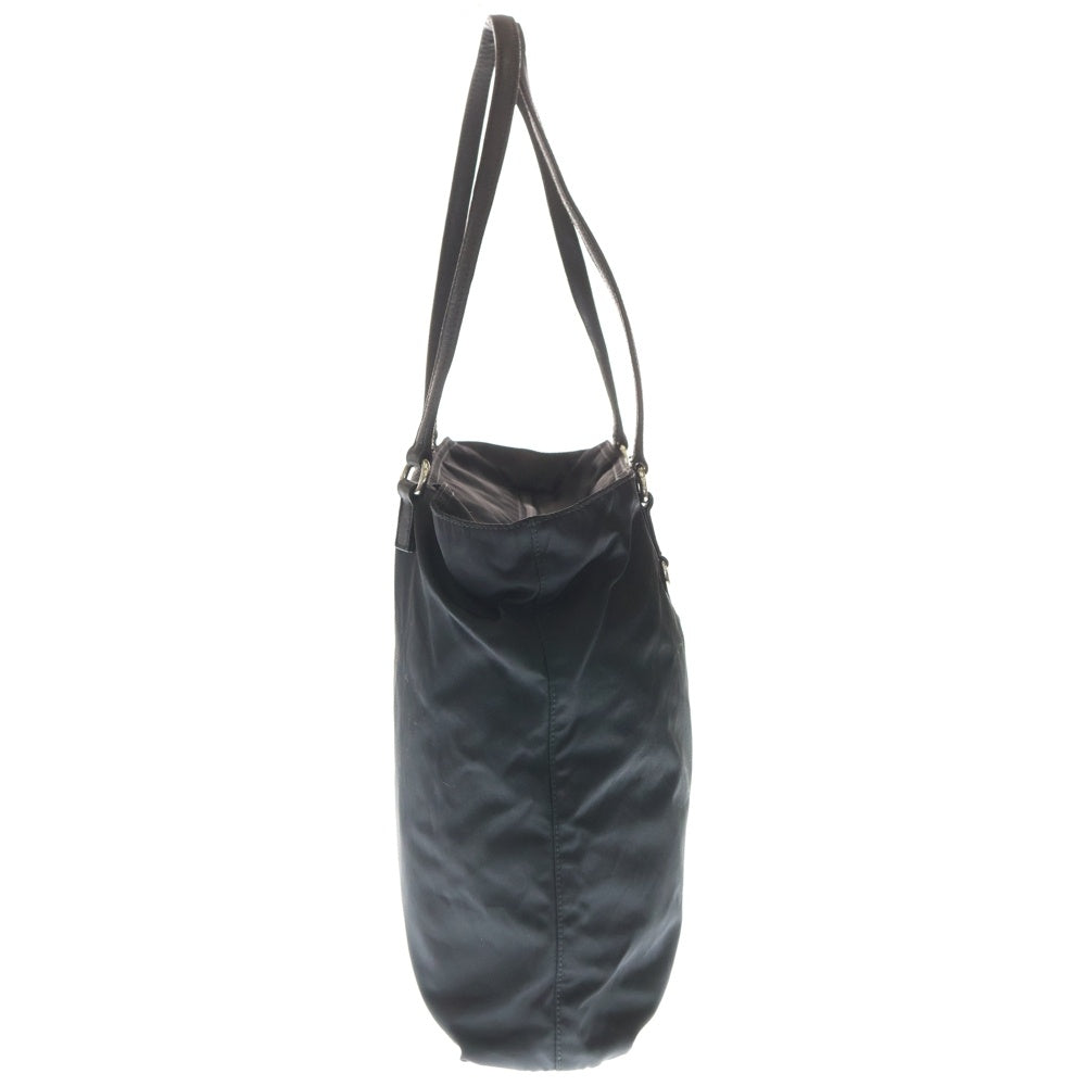 PRADA(プラダ) トートバッグ ハンドバッグ ブラック ナイロン シルバー金具 レディース