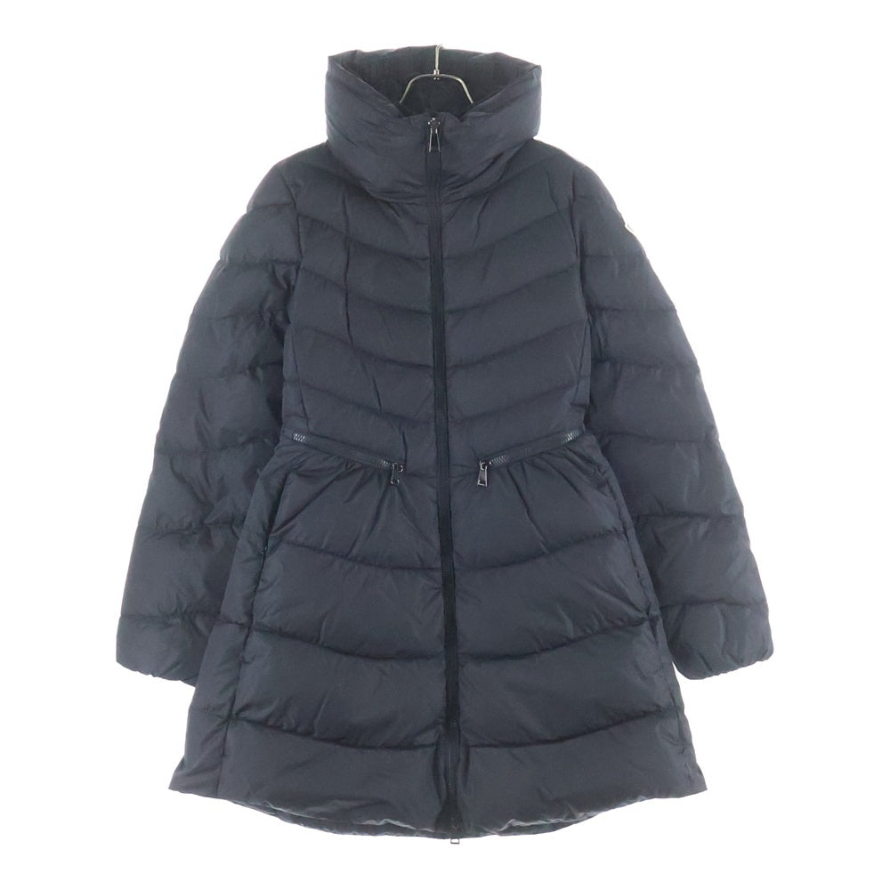 MONCLER(モンクレール) 17AW MIRIELON ミリエロン ワッペンロゴ スタンドカラー ジップアップ ダウン ロングジャケット コート ブラック レディース C20934999005 54155