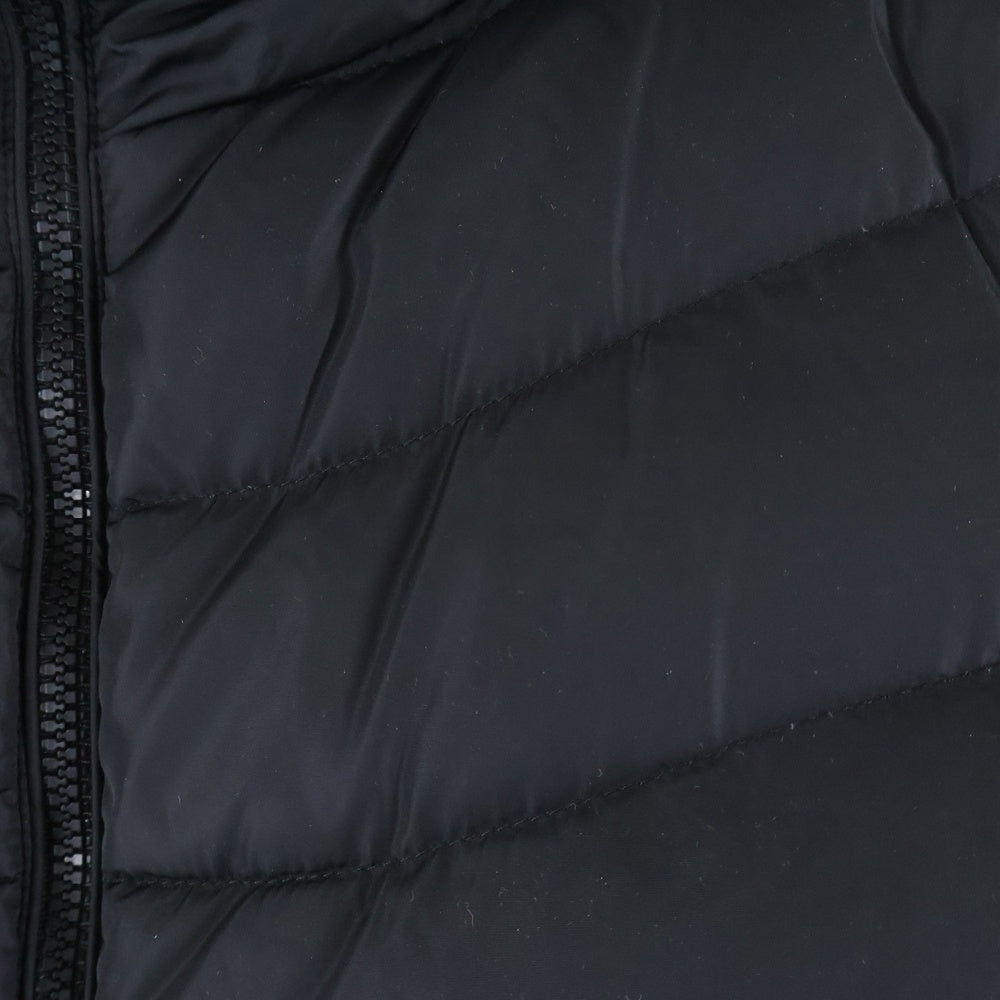 MONCLER(モンクレール) 17AW MIRIELON ミリエロン ワッペンロゴ スタンドカラー ジップアップ ダウン ロングジャケット コート ブラック レディース C20934999005 54155