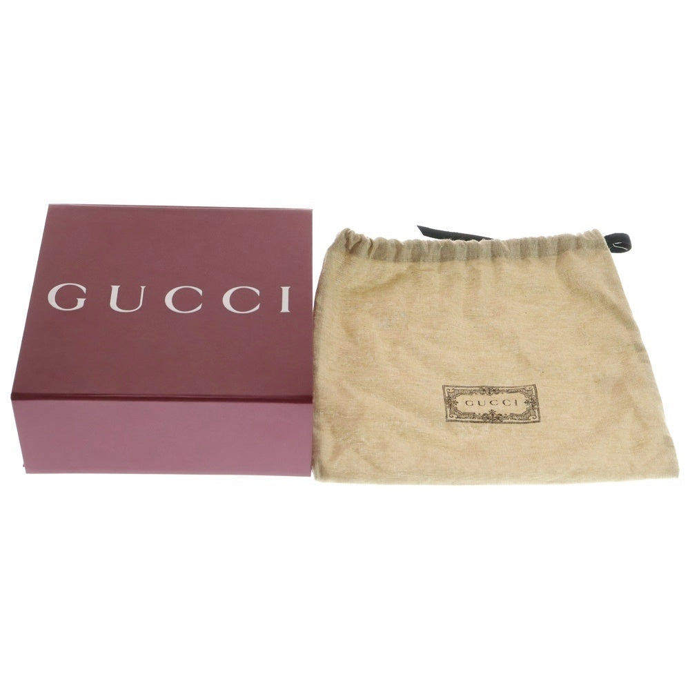 GUCCI(グッチ) ダブルG ベルト ブラック レザー ゴールド金具 414516