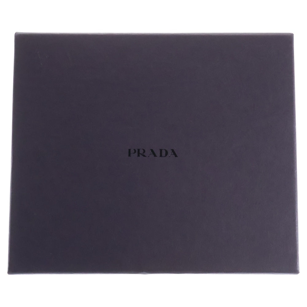 PRADA(プラダ) 三つ折り財布 ブラック レザー 1M0176