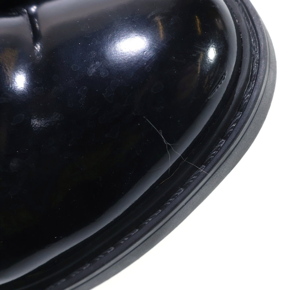 Roger Vivier(ロジェヴィヴィエ) ヴィヴレンジャー ストラスバックル パテントレザー サイドゴア チェルシー アンクル ショートブーツ シューズ ゴールド金具 ブラック レディース