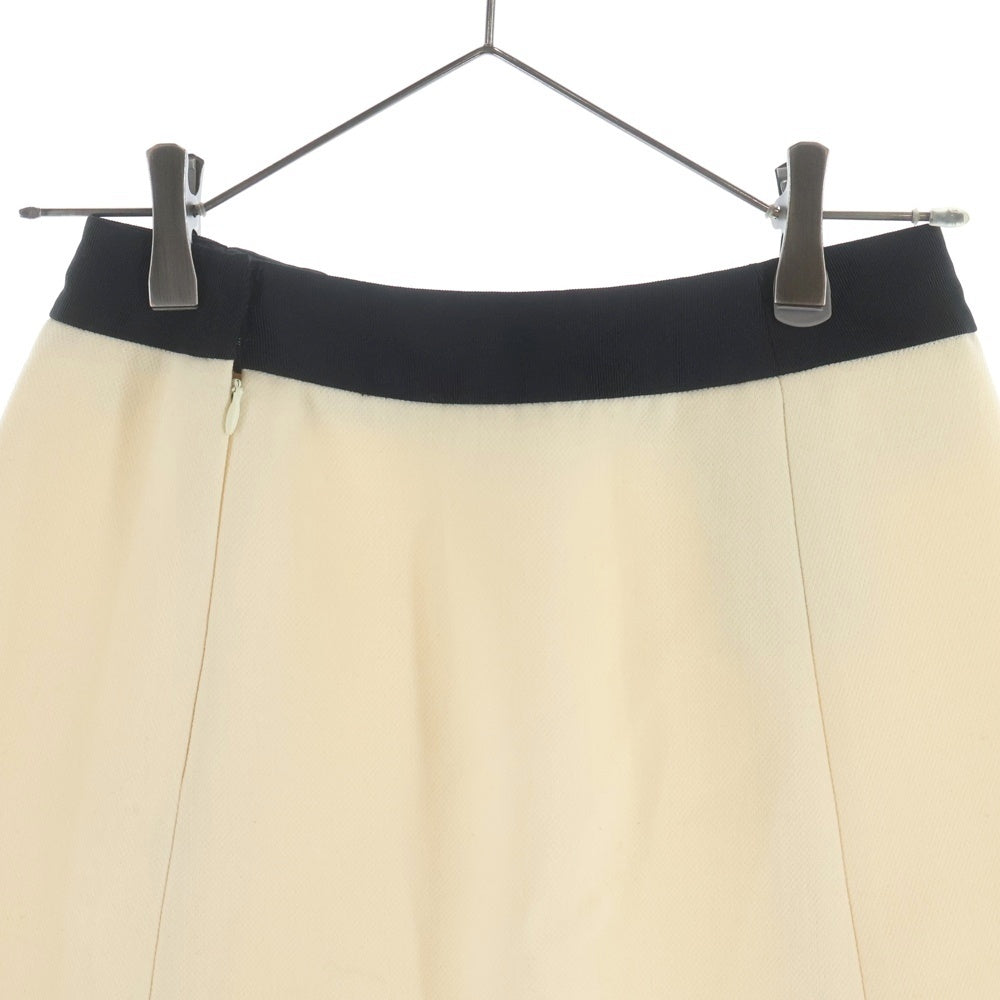 PRADA(プラダ) 16SS バイカラー ウール ミニスカート アイボリー レディース P150H