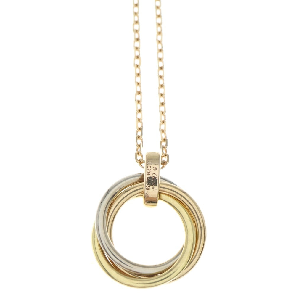 Cartier(カルティエ) トリニティ ダイヤ ネックレス Au750 YG/PG/WG