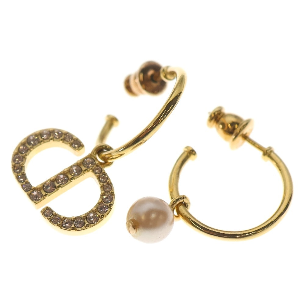 Christian Dior(クリスチャンディオール) Petit ストーン パール ピアス ゴールド金具 アクセサリー レディース
