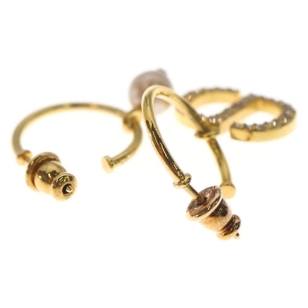 Christian Dior(クリスチャンディオール) Petit ストーン パール ピアス ゴールド金具 アクセサリー レディース