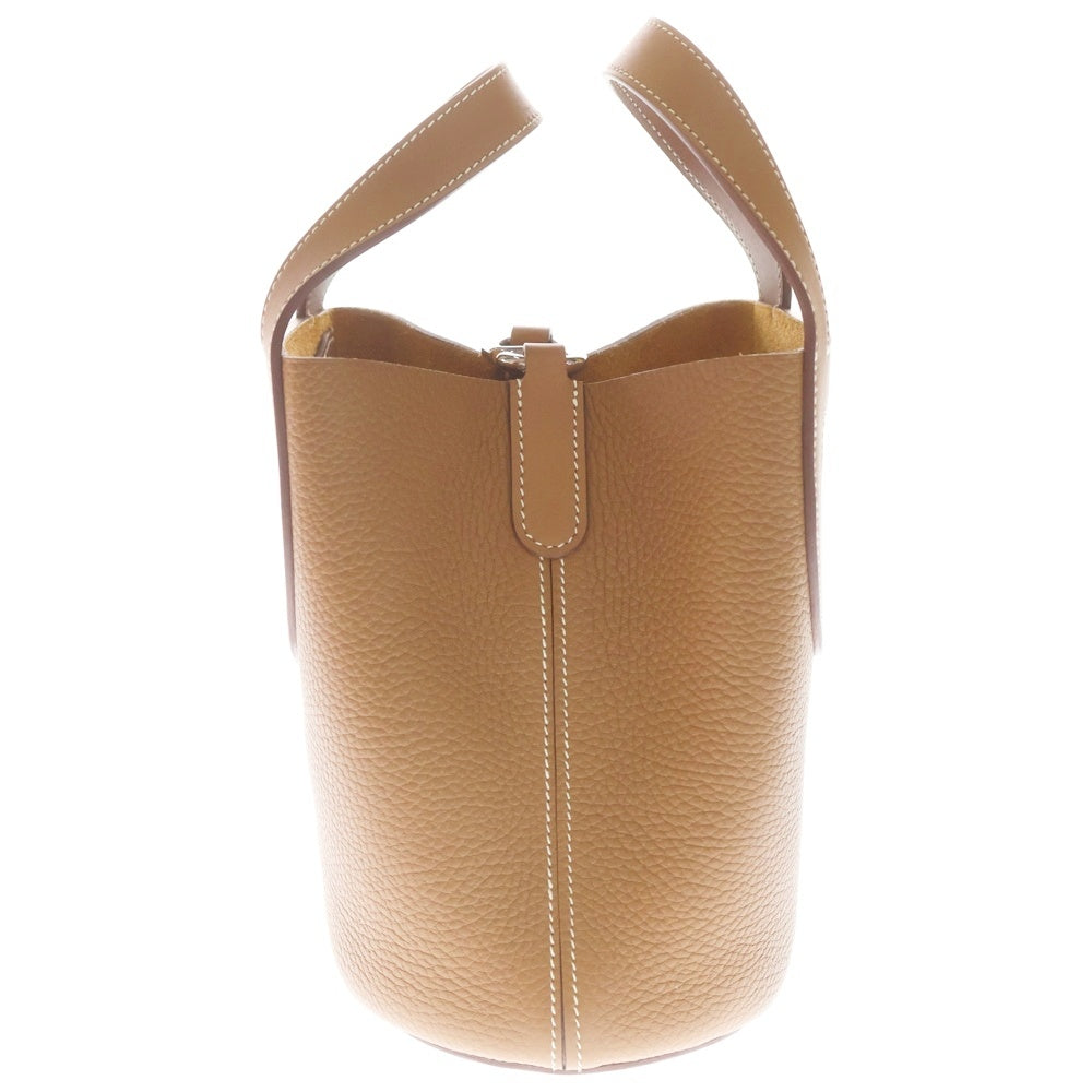 HERMES(エルメス) インザループ18 ゴールド トリヨン レザーハンドバッグ B刻印 SV金具 レディース