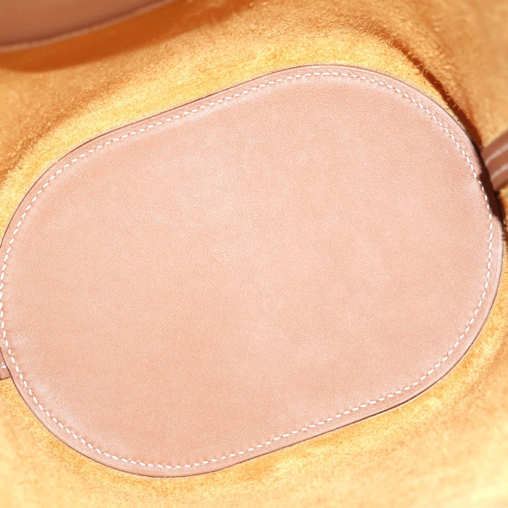 HERMES(エルメス) インザループ18 ゴールド トリヨン レザーハンドバッグ B刻印 SV金具 レディース